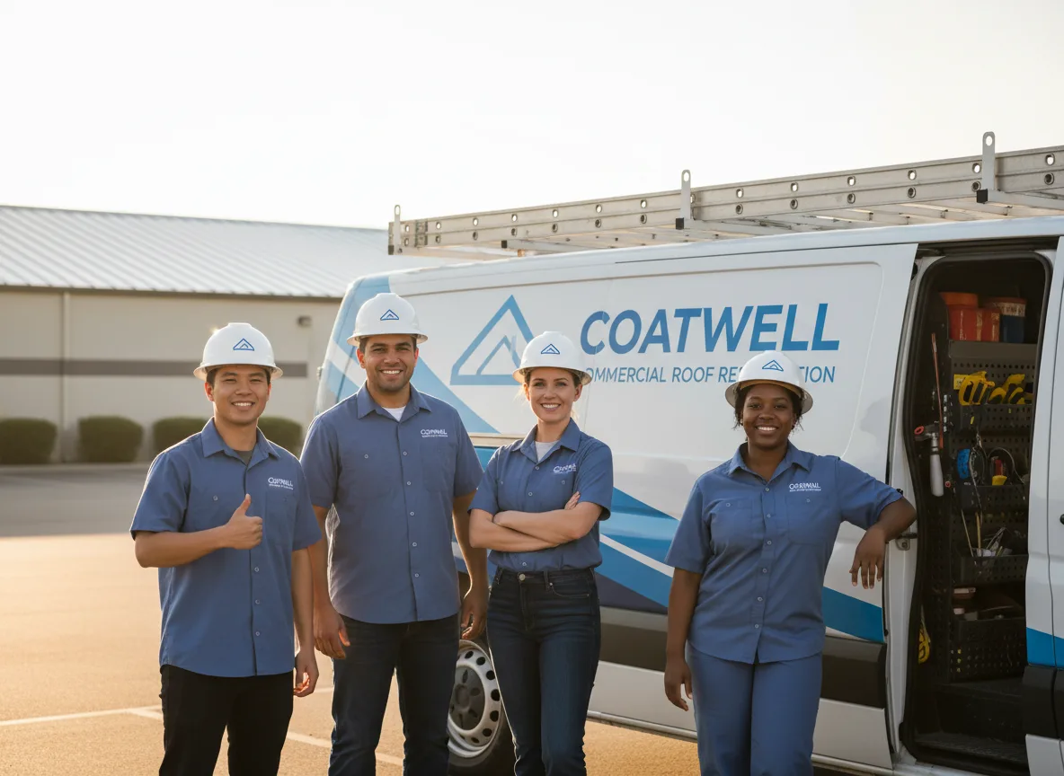Commercial roof coating company in Glendale, WI